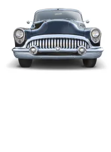 Front end of a classic car